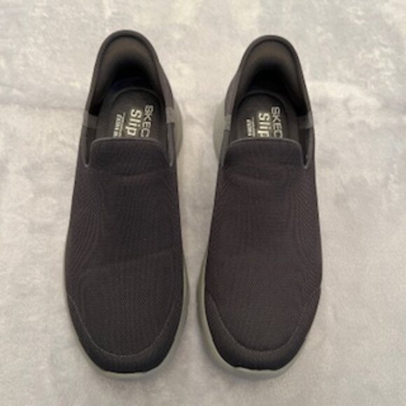 Sketchers Go Walk Mens Slip-Ins Extra Wide Width Gray 12 New Without Tags - Picture 2 of 12